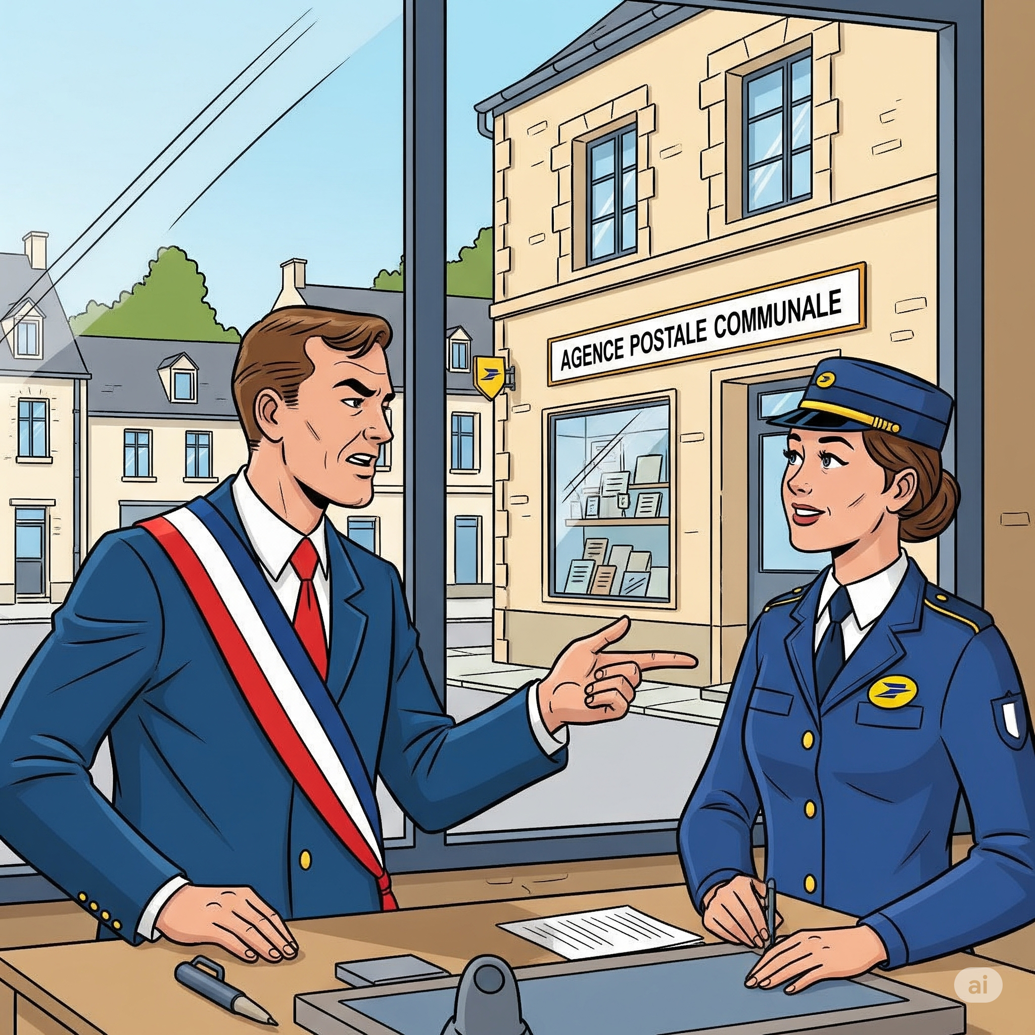 Négocier avec la poste